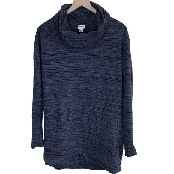 Merona Marled Cowl Neck Sweater Dress L - Picture 1 of 9